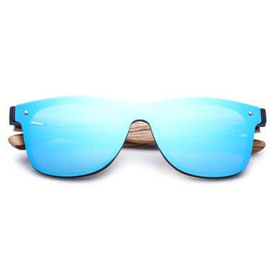 Hu Wood Brand Sunglasses Women Men Flat Lens Rimless Square Frame Gg 8021-1 Sunglasses Hu Wood   