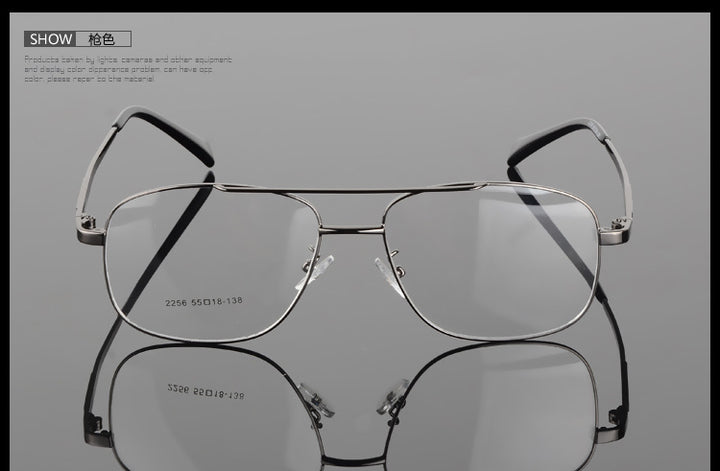 Bclear Classic Alloy Men Frame Double Bridge Eyeglasses Big Face Frame Bclear   