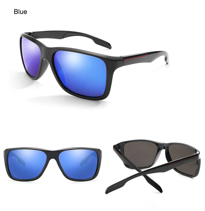 Ralferty Hd Polarized Sunglasses Men Driver Glasses Blue Mirror Square Uv400 K1037 Sunglasses Ralferty   