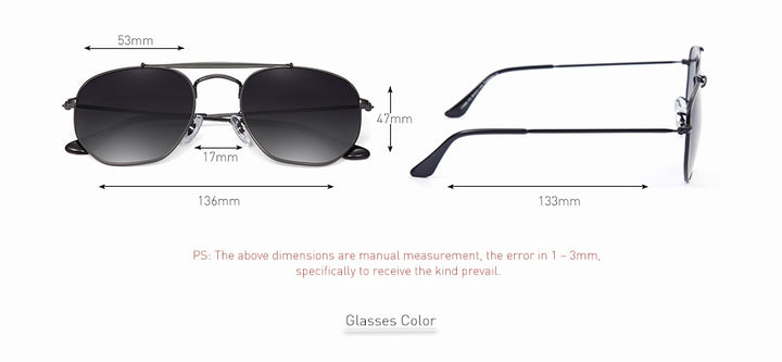 20/20 Polarized Metal Frame Driving Sunglasses For Men & Women 17069 Sunglasses 20/20   