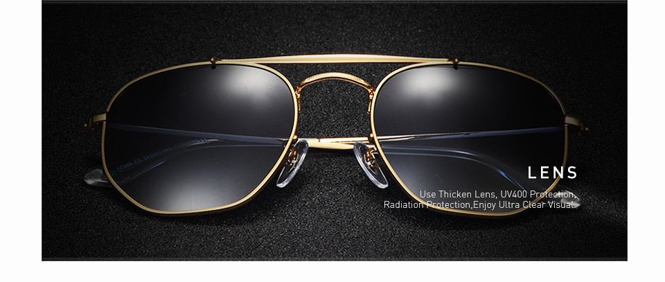 20/20 Polarized Metal Frame Driving Sunglasses For Men & Women 17069 Sunglasses 20/20   