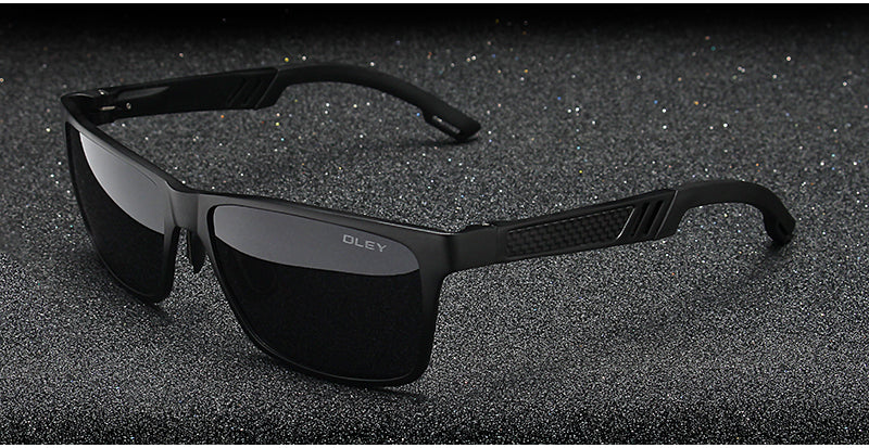 Oley Brand Men's Rectangle Polarized Sunglasses Aluminum Magnesium Driving Hd Y6560 Sunglasses Oley   