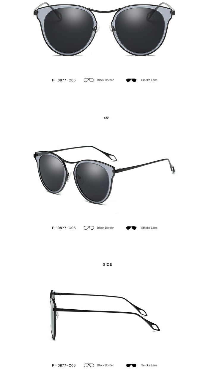 20/20 Women's Polarized Metal Frame Sunglasses P0877 Sunglasses 20/20   