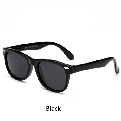 Ralferty Tr90 Flexible Kids Sunglasses Polarized Child Baby Safety Coating Uv400 Sunglasses Ralferty Black  