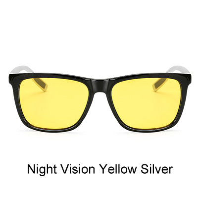 Ralferty Sunglass Square Polarized Sunglasses Men Women Brand Designer Polaroid 7031 Sunglasses Ralferty Silver Night Vision picture color 