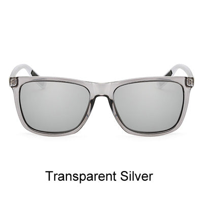 Ralferty Sunglass Square Polarized Sunglasses Men Women Brand Designer Polaroid 7031 Sunglasses Ralferty Transparent Silver picture color 