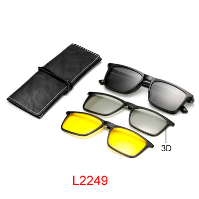 Magnetic polarized clip on 2024 sunglasses