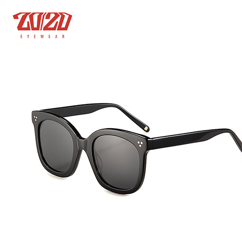 20/20 Classic Polarized Aectate Unisex Sunglasses At8048 Sunglasses 20/20 C01 Black  