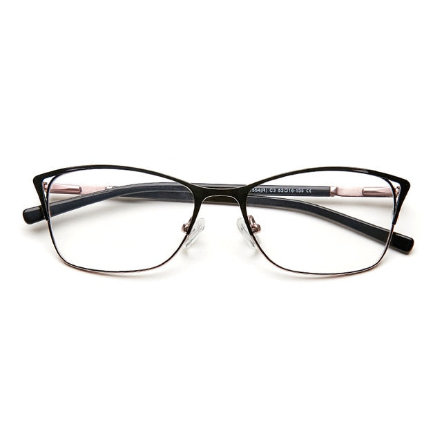 Kansept Women's Full Rim Cat Eye Stainless Steel Eyeglasses Twm7554c1 Full Rim Kansept TWM7554C3  