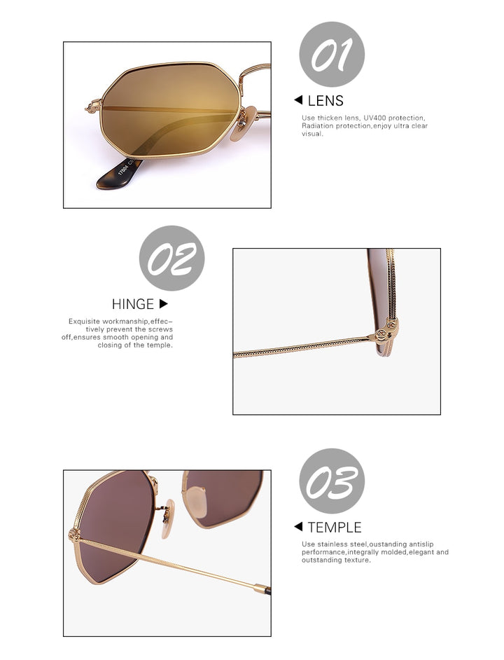 20/20 Brand Classic Polarized Men Sunglasses Women Unisex Metal Driving 17004 Sunglasses 20/20   