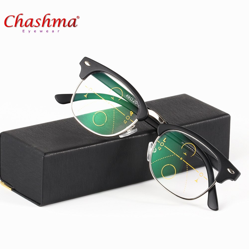 Multi-Focal Progressive Reading Glasses Men Women Diopter Eyeglasses Reading Glasses Chashma   