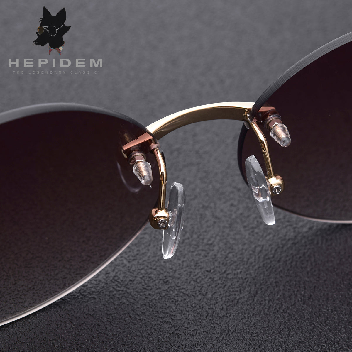 Buy CAT-EYE GOLDEN RIMLESS SUNGLASSES for Women Online in India