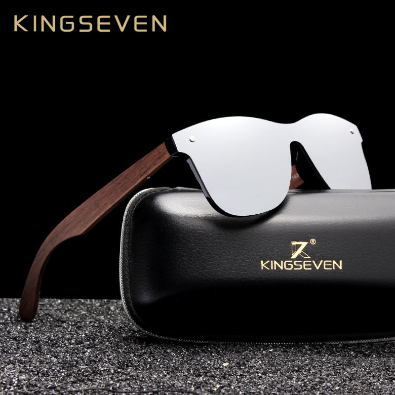 Kingseven Luxury Walnut Wood Sunglasses Polarized Wooden Women Men Nw-5504 Sunglasses KingSeven   