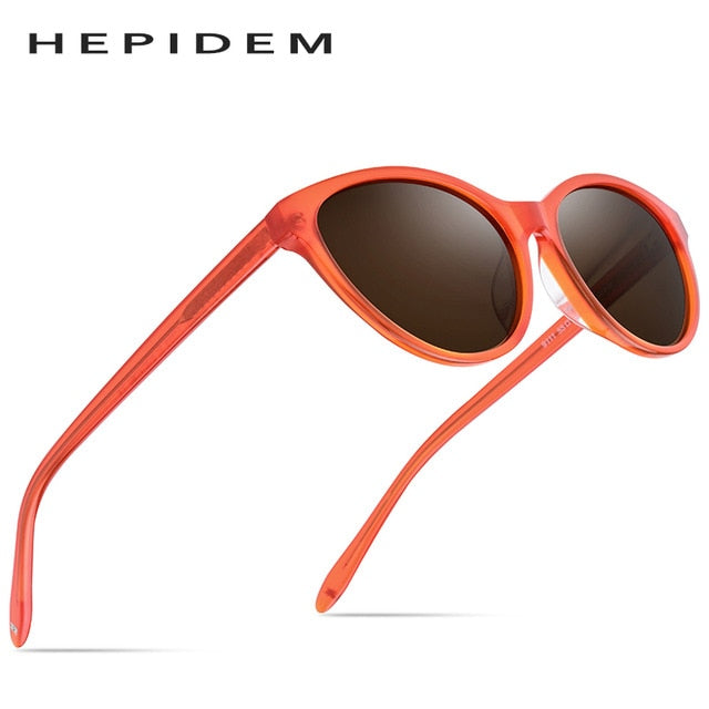 Hepidem Women's Eyeglasses Acetate Cat Eye 9111 Frame Hepidem sunglasses 1  