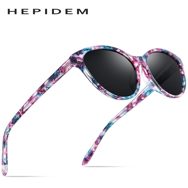 Hepidem Women's Eyeglasses Acetate Cat Eye 9111 Frame Hepidem sunglasses 2  