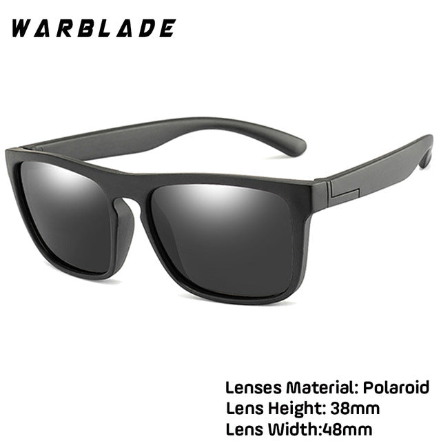 Wbl Kids Polarized Sunglasses Heart Girls Boys Silicone Mirror Tr90 R04-B Sunglasses Warblade black gray R03  