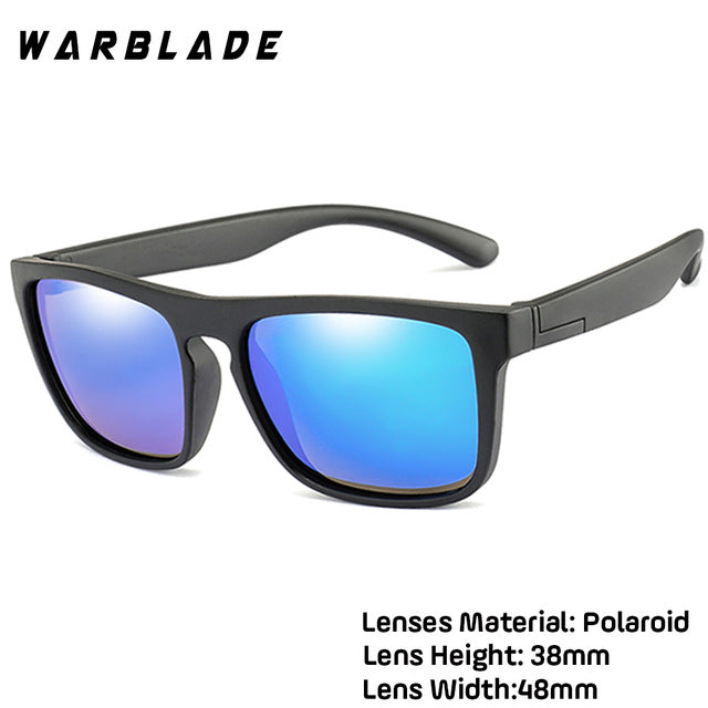 Wbl Kids Polarized Sunglasses Heart Girls Boys Silicone Mirror Tr90 R04-B Sunglasses Warblade black blue R03  