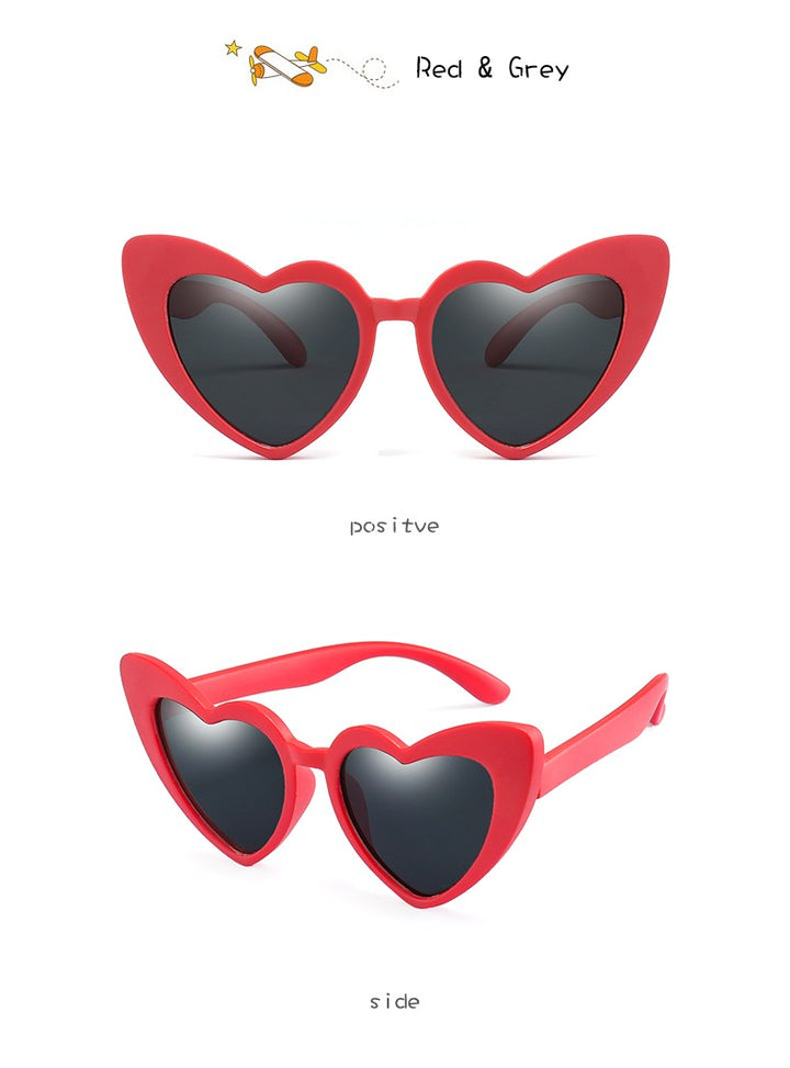 Warblade Children Sunglasses Kids Polarized Love Heart Boys Girls Sunglasses Warblade   