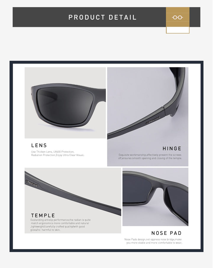 20/20 Polarized Sunglasses for Men - Fashionable Eye Protection