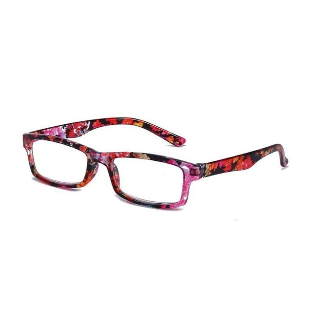 Lonsy Unisex Reading Glasses Men Women Eyewear +100 +200 +300 +400 Diopter Fs18908 Reading Glasses Lonsy +100 Red 