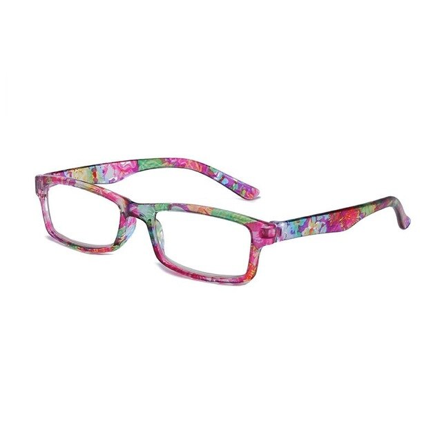 Lonsy Unisex Reading Glasses Men Women Eyewear +100 +200 +300 +400 Diopter Fs18908 Reading Glasses Lonsy +100 Purple 