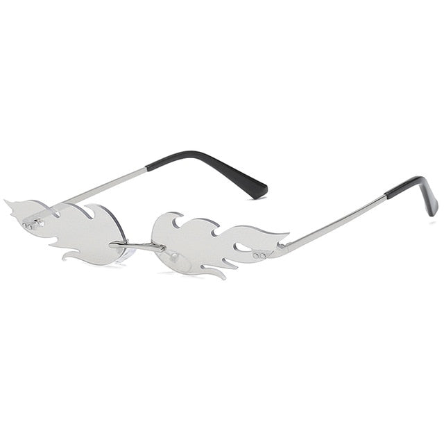 Luxury Cat Eye Sunglasses Women Brand Designer Men Small Metal Shades S9026 Sunglasses Luxury Brand silver  