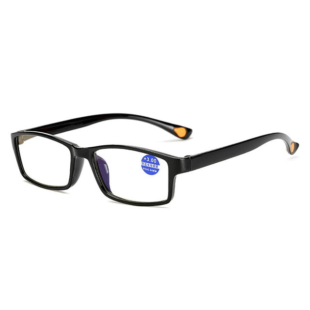 Iboode Unisex Tr90 Ultralight Anti Blue-Ray Reading Glasses Anti Blue Light Hyperopia +1.0 To +4.00 Reading Glasses Iboode +100 T5 