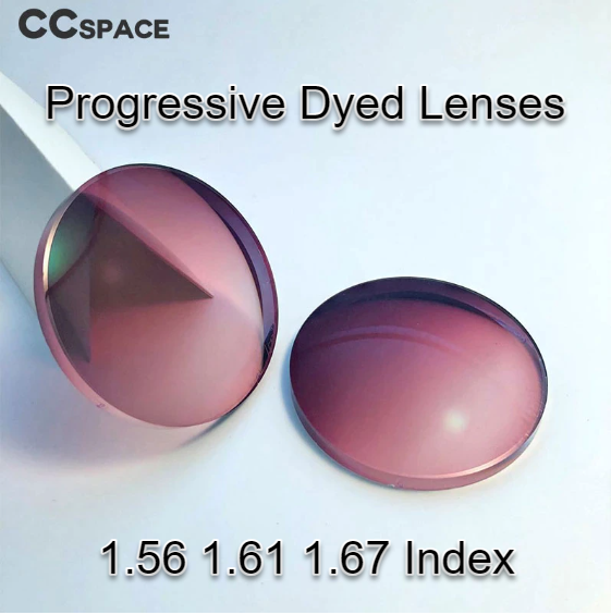 CCSpace Aspheric Progressive Vision Dyed CR-39 Lenses Lenses CCSpace Lenses   