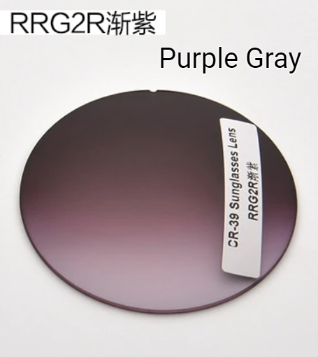 Dziya Tinted Aspheric Progressive Lenses Lenses Dziya Lenses 1.50 Purple Gray 