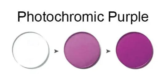 Hotony Single Vision Fun Color Photochromic Lenses.
