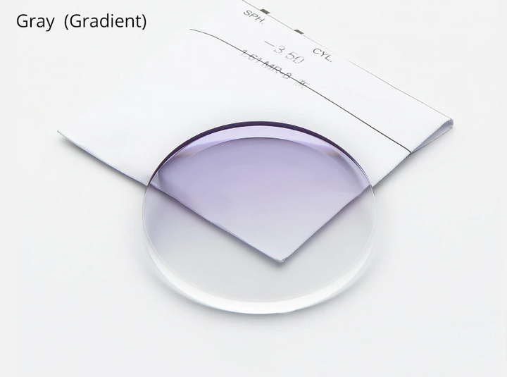 Ralferty Single Vision Anti Blue Light Gradient Tinted Lenses Lenses Ralferty Lenses <-4.00 1.61 Gradient Gray