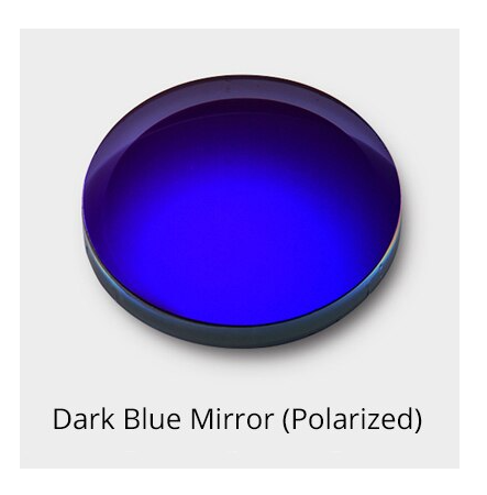 Ralferty 1.67 Index Single Vision Polarized Lenses Color Mirror Dark Blue Lenses Ralferty Lenses   