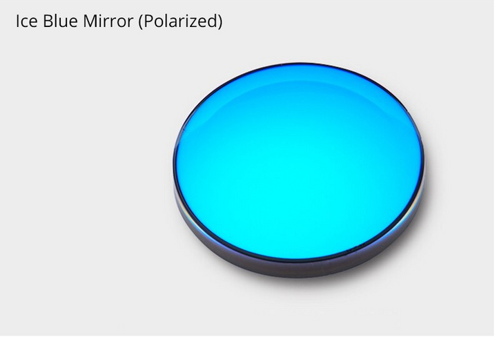 Ralferty 1.50 Index Single Vision Polarized Lenses Color Mirror Ice Blue Lenses Ralferty Lenses   