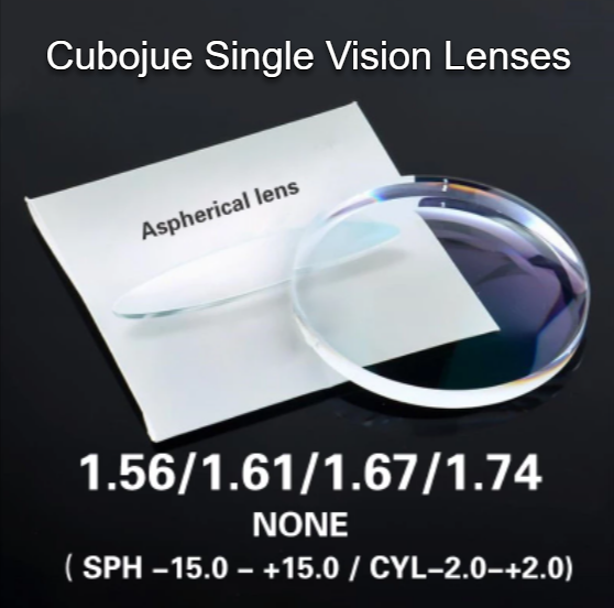 Cubojue Polycarbonate Single Vision Clear Lenses Lenses Cubojue Lenses   