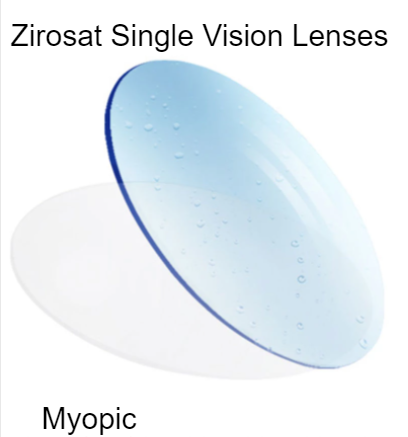 Zirosat Aspheric Single Vision Clear Lenses Lenses Zirosat Lenses 1.56 Myopic 