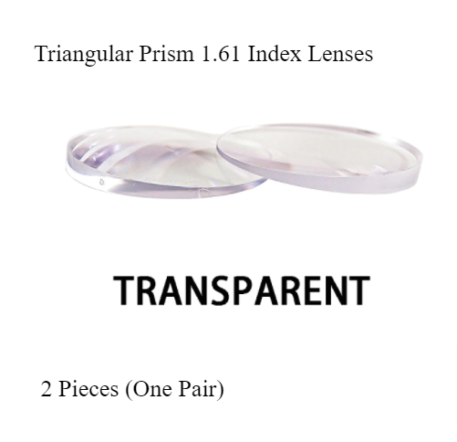 Aissuarvey Triangular Prism Resin Transparent/Anti Blue Light Lenses Lenses Aissuarvey Lenses 1.61 Transparent/Clear Lenses 