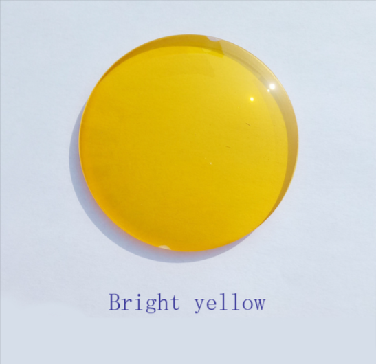 Yujo Single Vision Polarized Myopic Sunglass Lenses Lenses Yujo Lenses 1.56 Bright Yellow 