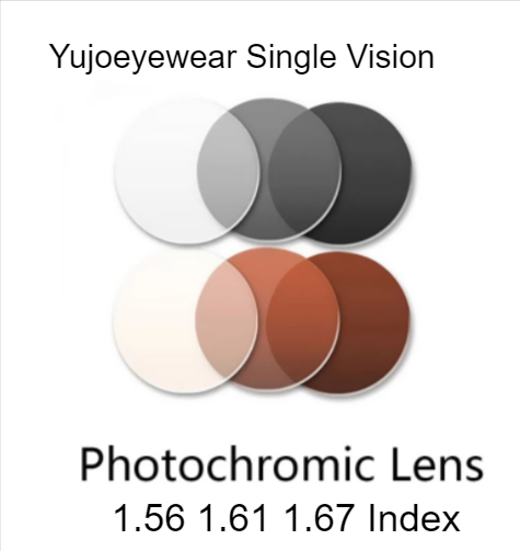 Yujoeyewear Single Vision Photochromic Anti Blue Light Lenses Lenses Yujo Lenses   